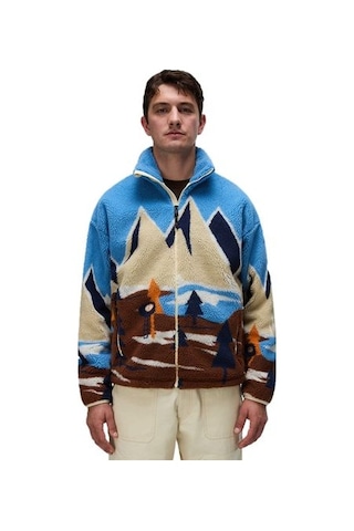 Napapijri T-fleece Fz Erkek Outdoor Polar Ceket Np0a8ao4fxc1 Çok Renkli