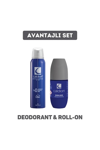 Caldion Classic Deodorant Erkek 150 Ml + Caldion For Men Roll-on Deodorant 50 Ml