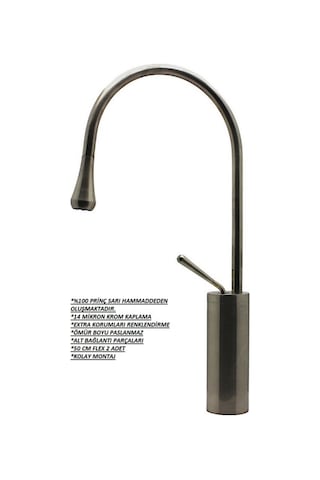 Damla Çanak Lavabo Bataryası İnox 093001 Inox