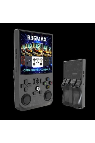 Konsol Plus R36s Max Retro El Oyun Konsolu 4.0'' Ips Ekranlı 18.000 Oyunlu - Siyah