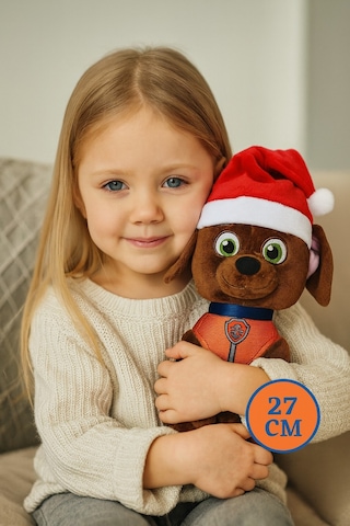 Paw Patrol Yılbaşı Serisi Zuma 27 Cm Peluş Oyuncak Kahraman Köpek Çok Renkli