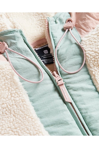 Skechers W Outdoor Fleece Full Zip Sherpa Kadın Pembe Mont S232311-0273 Pembe