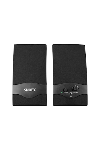 Northcity Masa Üstü Usb Hoparlör Seti 2.0 Kanal Siyah Snopy Sn-84 - 2w Ses Kalitesi