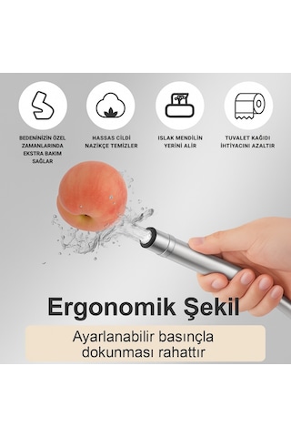 Polham Paslanmaz Çelik Spiral Hortumlu Musluk Çoğaltıcı Tüm Musluklara Uyumlu, Banyo, Tuvalet, Mutfak Krom