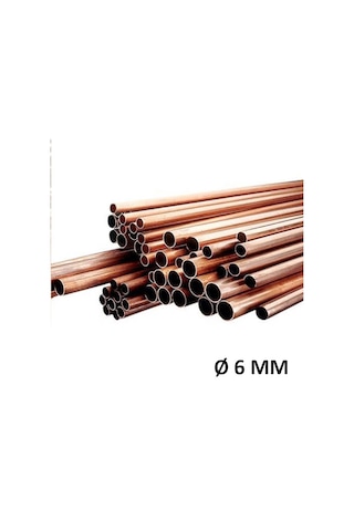 6 Mm Bakır Boru Saf Iç Çap 5 Mm 50 Cm 478739979