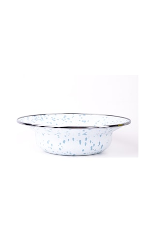 Emaylab Speckles Çukur Makarna Ve Salata Tabağı 24cm Cobalt