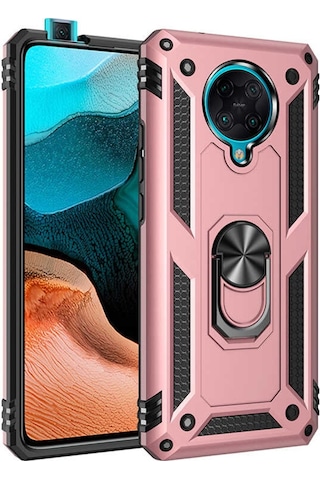 Xiaomi Poco F2 Pro Kilif Zirhli Standli Miknatisli Tank Kapak 393046777