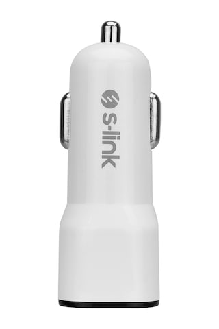 S-Link Sl-Ec30M Micro Usb 3.4A 2 Usb Beyaz Araç Şarj Cihazı