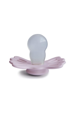 Frigg Lucky Silikon Emzik - White Lilac 6-18 Ay Beyaz - Lila
