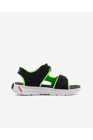Skechers Power Splash Büyük Erkek Çocuk Siyah Sandalet 402271l Bklm Siyah