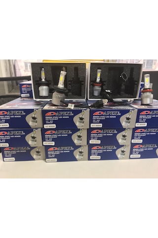 Hb4 9006 Apexi 10800 Lümen Şimşek Etkili Beyaz Apexi Led Zenon