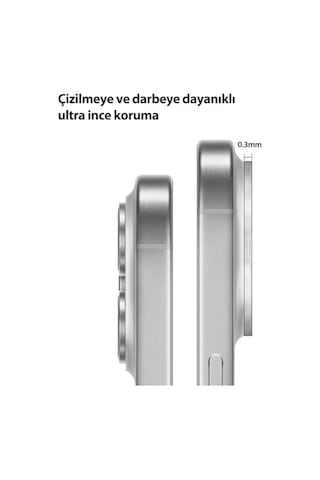 Kamera Lens Koruyucu Şeffaf 9h Sert Temperli Cam 17 Pro Max
