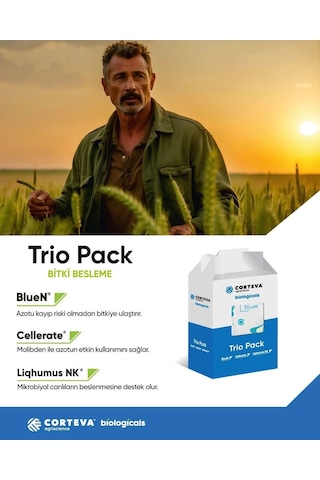 Blue N Trıo 1.333 Kg. Bluen 0,333kg + Cellerate 0,5lt + Liqhumus Nk 0,5lt Diğer