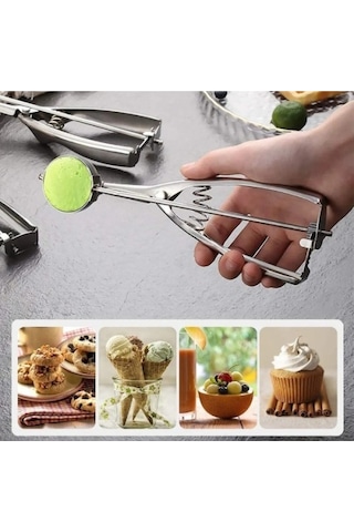 Periboia Çelik Dondurma Kaşığı Çok Renkli