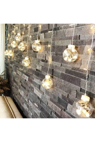 Gün Işığı Salkım Led Işık Büyük Top Salkım Işık Top Led Işık Yılbaşı Işığı Yılbaşı Süsleme Işığı Gün Işığı