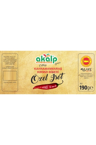 Akalp Çiftliği Özel Üretim İsot Biber 190 G