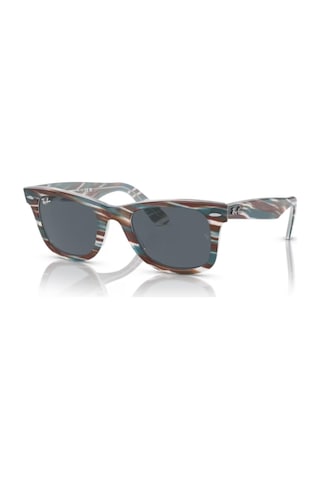 Ray-Ban Rb 2140 1407r5 50 Wayfarer Change Unisex Dikdörtgen Çok Renkli Kemik Güneş Gözlüğü Çok Renkli