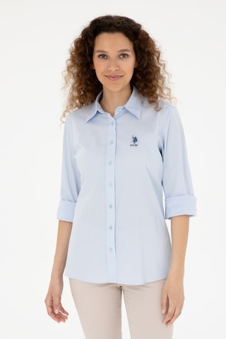 U.S. Polo Assn. U.s. Polo Assn. Kadın Uzun Kollu Gömlek 2086493 Açık Mavi