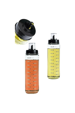 2'li Damlatmaz Akıllı Cam Yağlık Ve Sirkelik 500 Ml 2'li Damlatmaz Akıllı Cam Yağlık Ve Sirkelik 500 Ml