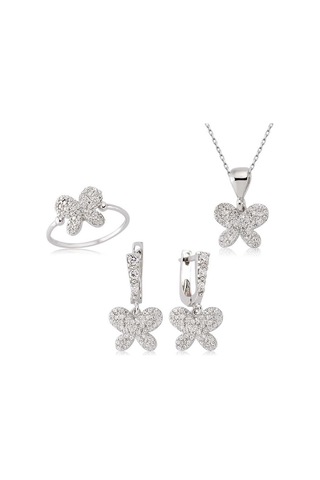 Gümüş Kelebek Kadın Set (510775999)