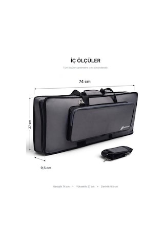 Launchkey Mk4 A-49 Mıdı Klavye Keyboard Orglar Için Uyumlu Soft Case Taşıma Çantası