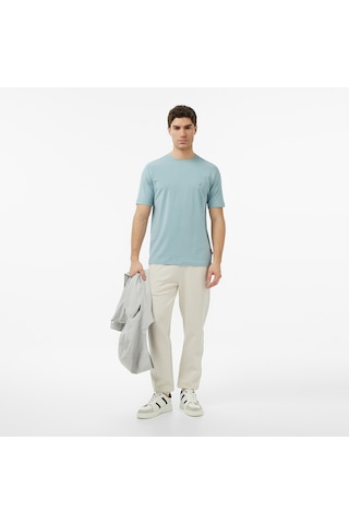 Nautica Erkek Yeşil Regular Fit T-shirt Düz V65361t Yeşil