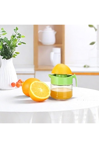Cam Narenciye Sıkacağı, Plastik Başlıklı, 425ml Kapasiteli Beyaz Diğer