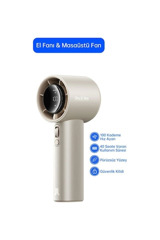 Handheld Fan Pro1 S Güçlü El Fanı 5000mah
