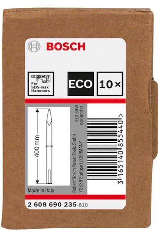 Bosch SDS-Max 400 mm Eko Sivri 10'lu Keski - 2608690235