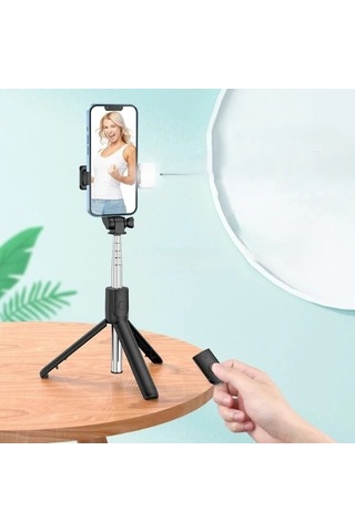 Vexor Uzaktan Kumandalı Tripod Özellikli Selfie Çubuğu
