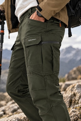 Dechers Erkek Kışlık Softshell İçi Polarlı Rüzgar, Soğuk & Su Geçirmez Taktik Pantolon - E232 Haki