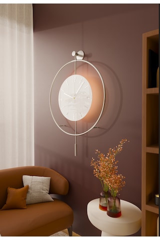 MetaQuartz Aksesuar (Büyük Boy-50*75 cm) E X C L U S I V E Mat Gümüş Kristal Seri -Pilli Led Mat Gri