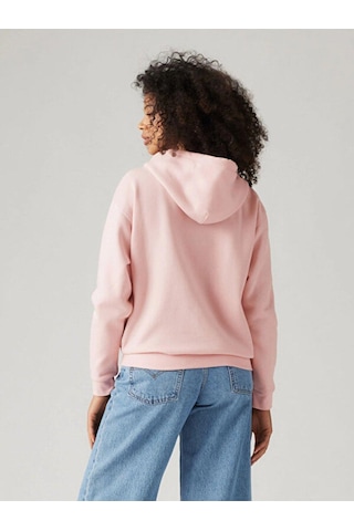 Levi's Günlük Kapüşonlu Mercan Pembesi Kadın Sweatshirt - 001u6-0006-5061 Pembe