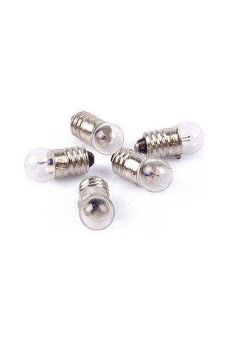 Nostalji 3 Pilli El Feneri Ampulu 3.5 Volt -- 5 Adet-- 1 Adet 5'Li N11.1267 Çok Renkli