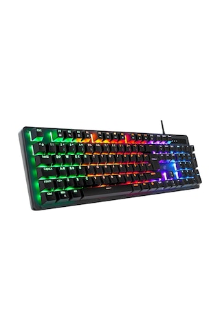 Acer Emachines, Eak104, Siyah, Usb Kablolu, Rgb Backlight, Red Switch, Mekanik, Türkçe Q, 104 Tuşlu,