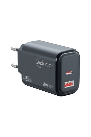 Apricot Apc-u425t Type-c Usb-c 55w 3.0a Beyaz Kablolu Hızlı Ev Şarj Adaptörü