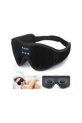 Lixiaqu01 Uyku Kulaklıkları İçin Maske Bluetooth 3d Göz Maskesi