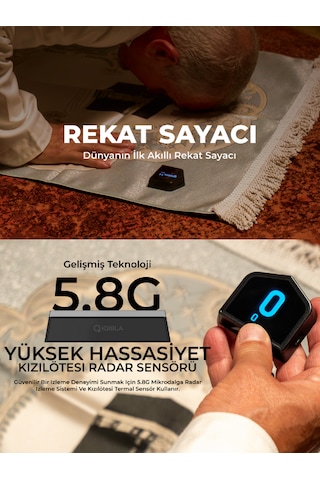 Iqibla Smart Salat Counter SC01 - Rekat Sayacı Siyah