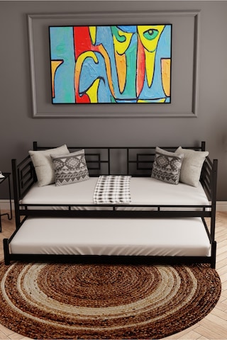 Moblay Larissa Daybed Sedir Karyola Siyah