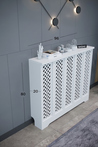 Perge Model Beyaz Renk 96 CM Petek Kaplama Dresuar Beyaz