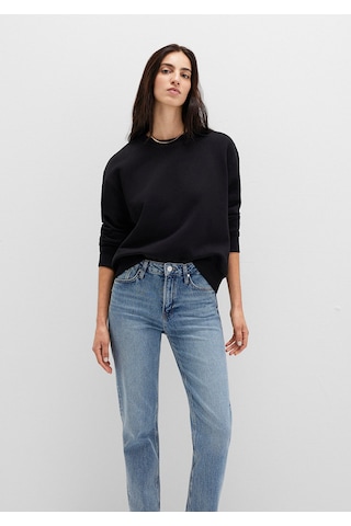 Mavi Kadın Bisiklet Yaka Sweatshırt Siyah 1s10390-900 Siyah