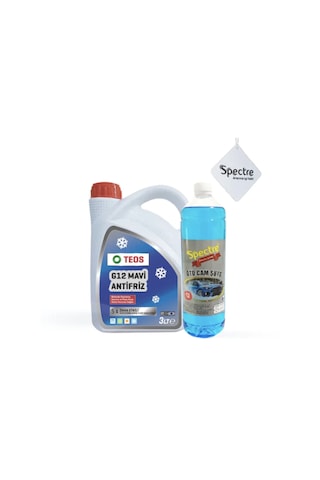 Teos -40 Derece Mavi Antifriz 3 Lt Spectre 1 Lt Cam Suyu