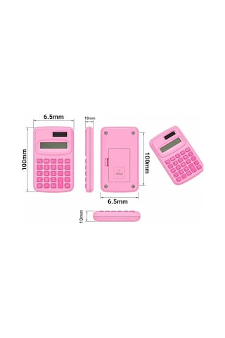 Pm-25421 Pembe Mini Hesap Makinesi Belirtilmemis