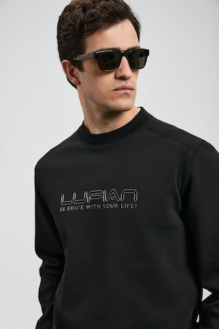 Lufian Luther Siyah Erkek Sweatshirt 112030171 Siyah