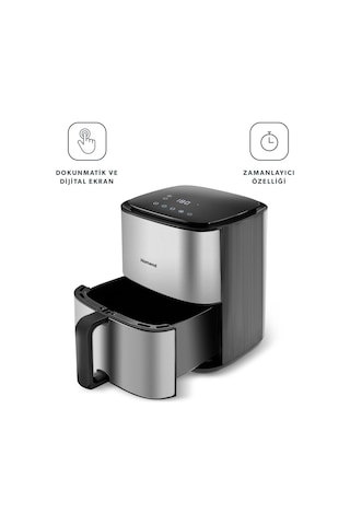 Homend Airfryday 2506H 8 Farklı Program 4.2 Litre Inox Airfryer