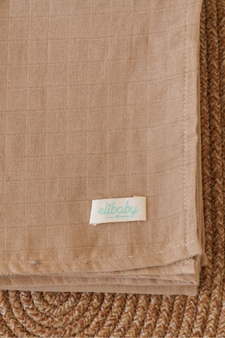 Organik Pamuk Çift Katlı Müslin Örtü Bej 75x85 CM Bej