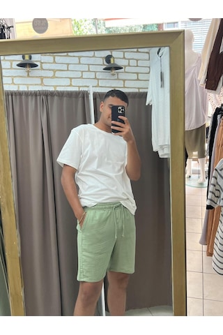 Tuba Toptaş Basic Tshirt Dar Kalıp Beyaz
