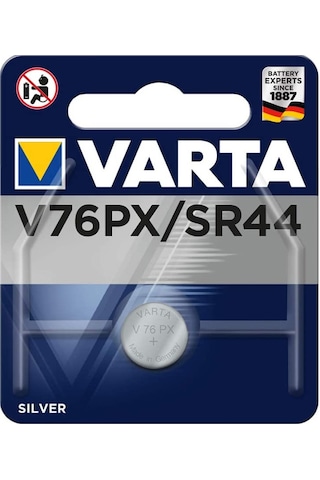 Varta 4075 V76PX/SR44 1.55V Alkalin Pil