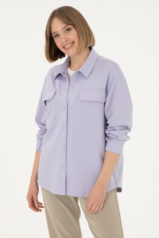 U.s. Polo Assn. Kadın Lila Gömlek Örme 50292455-vr034 Lila