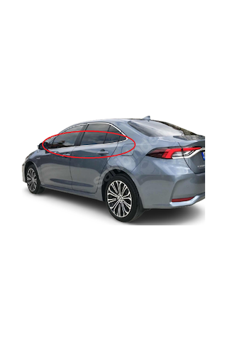 Toyota Corolla Uyumlu Sedan Krom Cam Çıtası 19-2020-2022 P.Çelik 8 Parça